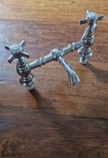 Luxury Bridge Basin Mixer Tap In Chrome