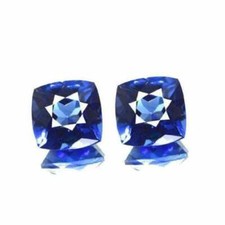 Natural Blue Tanzanite Pair of