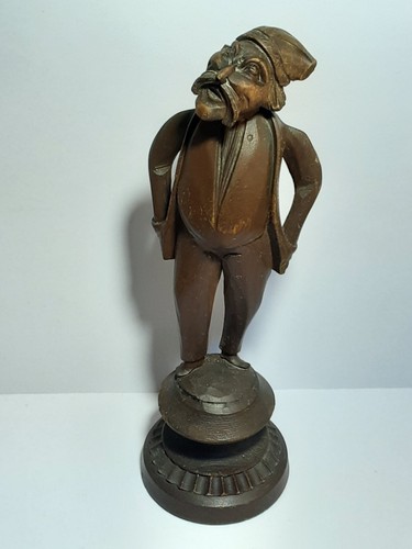 Antique 19c wooden carved - an,