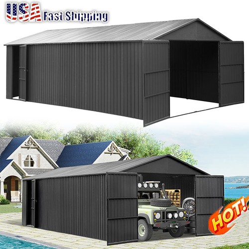 X25 metal garage shed - 12'x25'metal,