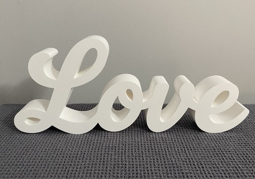Love sign plaque - sign, freestanding