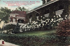 SE Monroe MI c.1910 Greening