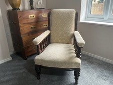 Edwardian Newly Upholstered Chair