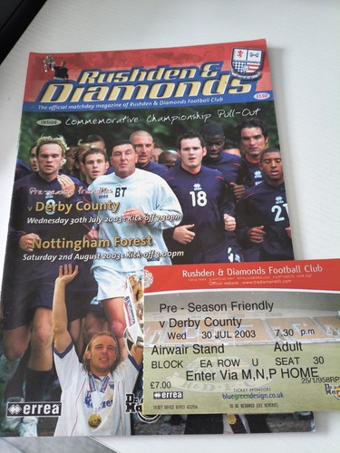 Rushden and diamonds derby - derby, &