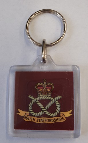 Acrylic military key ring - military,
