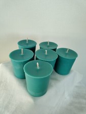 Teal green votive soy - teal,