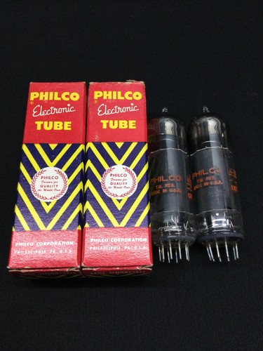Matched pair philco 6cm6 black - philco,