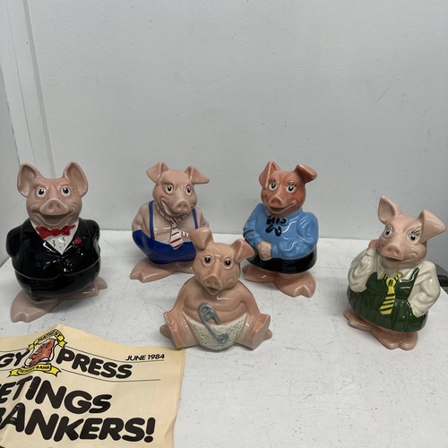 Natwest pigs full set - natwest, 5