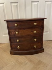 Antique Mahogany Bow Front