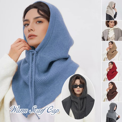 Winter scarf cap balaclava - balaclava, hat