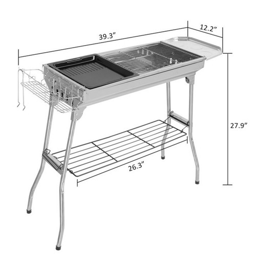 Barbecue charcoal grill stove - charcoal,