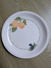 Biltons Coloroll side plates peaches blackberries 17cm/6 5/8" excellent 
