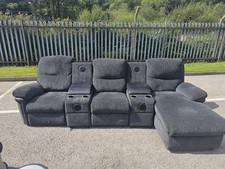 Cinema Style Console Sofa and Chair Set