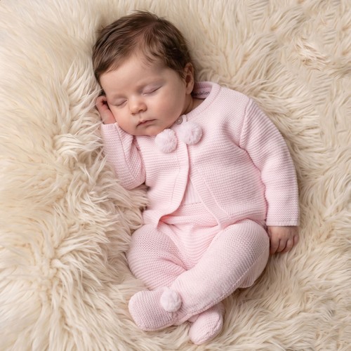 Dandelion baby girl knitted - dandelion,