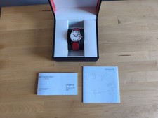 MONDAINE Ladies Red Strap