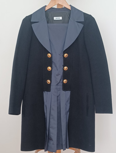 Moschino coat dress mini black - coat,