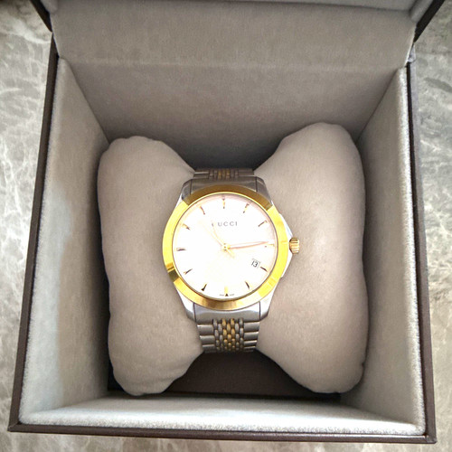 Gucci two tone stainless steel - gucci,