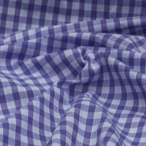 10m gingham polycotton - 1/4",