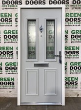 MODERN WOODEN FRONT DOOR GREY