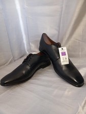 M+S Collezione Black Leather Smart Shoes - Size 12 - BNWT