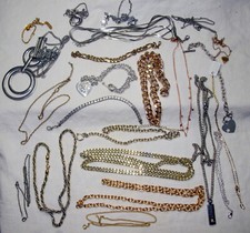 Jewellry Chains mixed lot metal