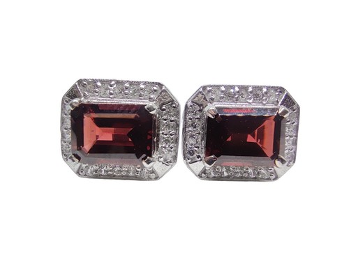 Mens garnet cufflink natural - mens,