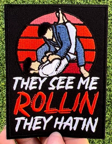 Brazilian jiu jitsu patch - patch, (4")