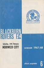Blackburn Rovers v Norwich