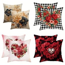 Beautiful 2 pieces set pillow cases sofa cushion covers 18"x18" UK SELLER