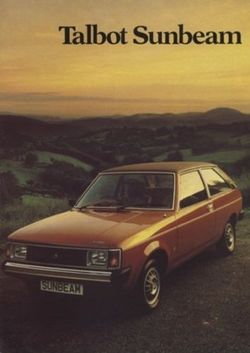 1980 talbot sunbeam peugeot - sunbeam, ti