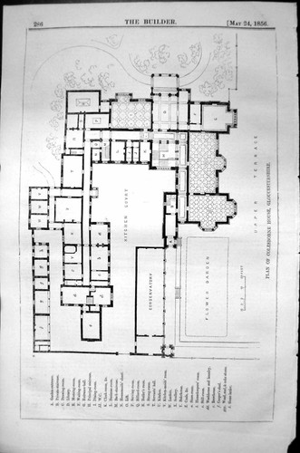 Old print plan - print, colesborne