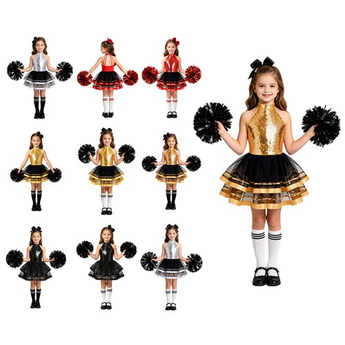 Girls cheerleading training - girls,