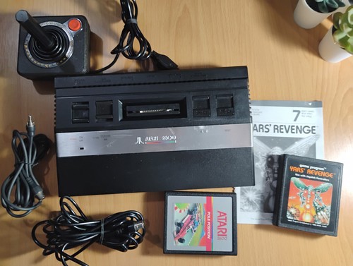 Atari 2600 junior console with - atari,