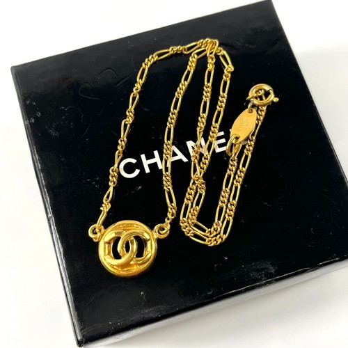 Chanel logo chain necklace - chain,
