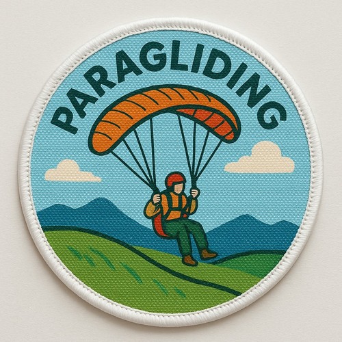 Paragliding inch iron sew - paragliding, 3