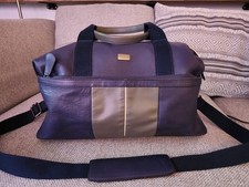 Ted Baker Leather Holdall Navy