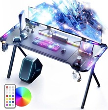 Gaming Desk With LED Lights