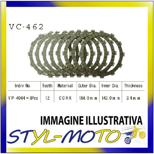 Clutch cork disc kit - clutch,