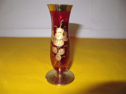 Vintage murano glass - glass, ruby