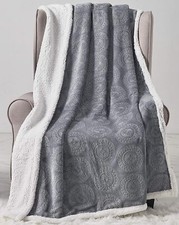Caesar Sherpa Throw Blanket