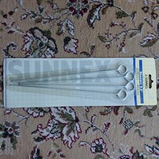 Metal Skewers, Set of 4, 24cm