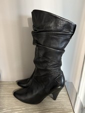 Dune black women's leather