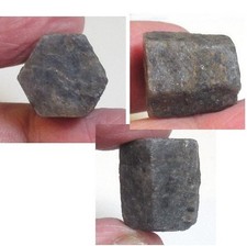 59.00Ct Natural Unheated Sapphire Rough  steel grey  Gemstone from FACET GRADE