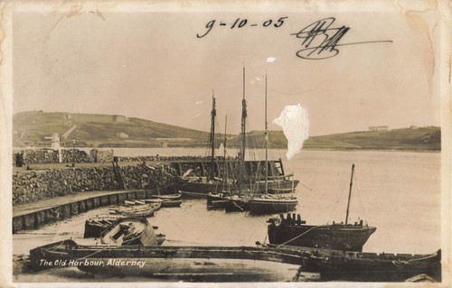 Real photo postcard the - , old