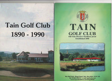 Tain Golf Club History 1890-1990 Softback Book & Brochure MINT