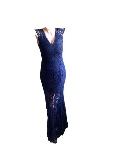 Reiss navy blue lace - reiss,