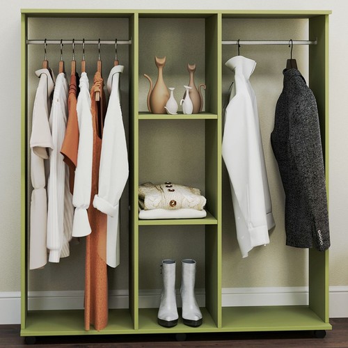 Portland shelf green double - shelf,