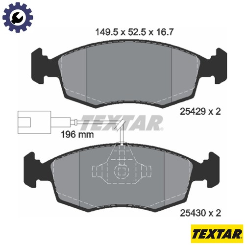 Brake pad set - brake,