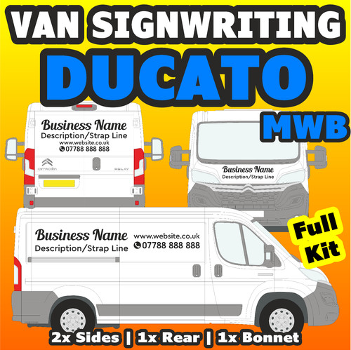 Fiat ducato van sign writing - ducato,