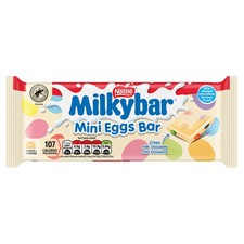 Milkybar mini eggs - mini, white